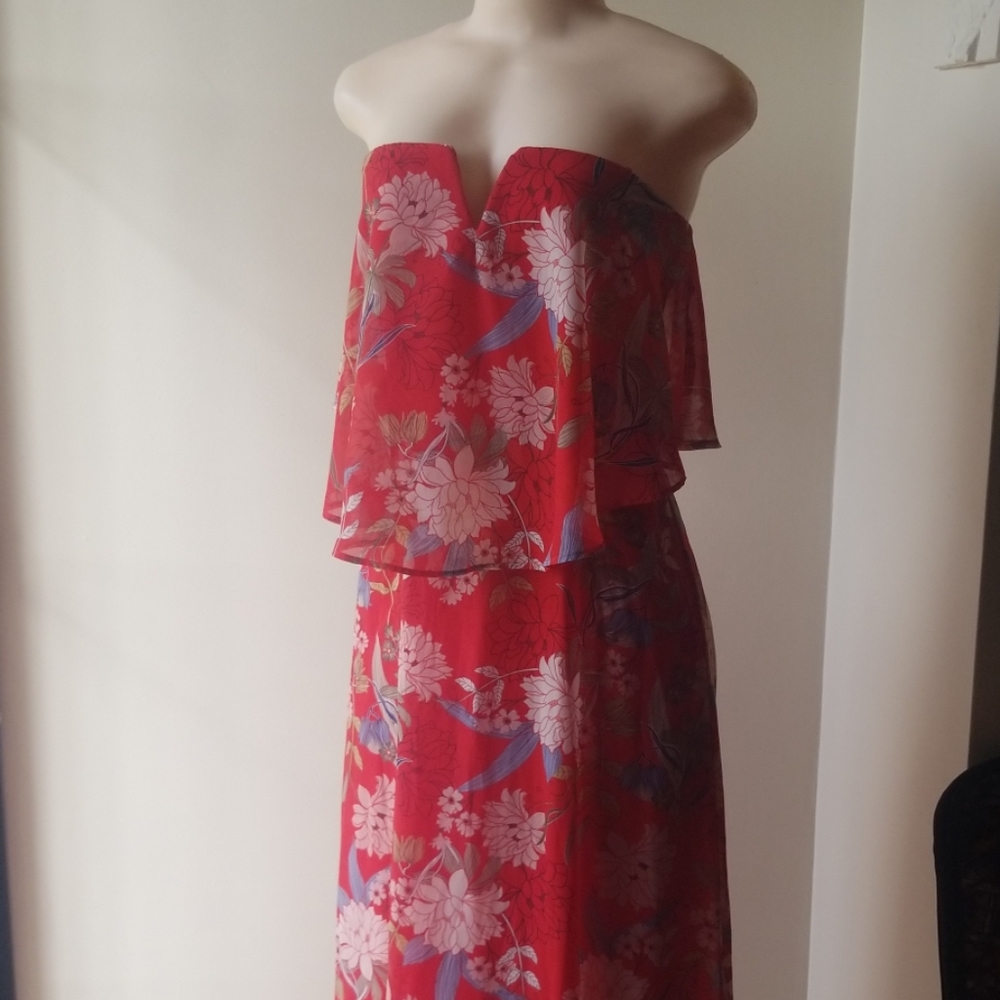City Triangles floral maxi dress